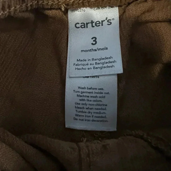 Bundle of three Carter’s Baby Boy Pants (3 Months) - Picture 4 of 9